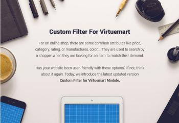 Advance Product Filter For Virtuemart